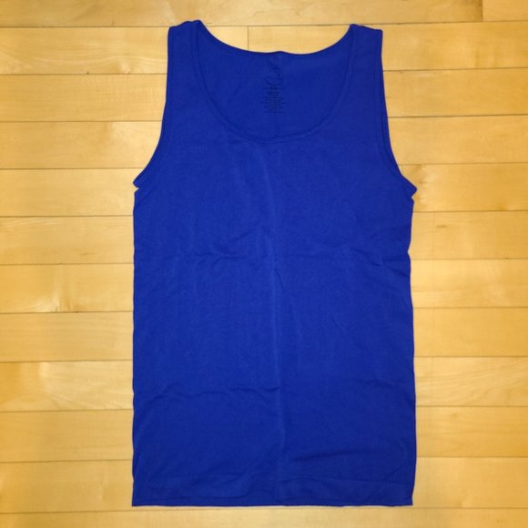 INC International Concepts Royal Blue Seamless Top - Picture 1 of 2